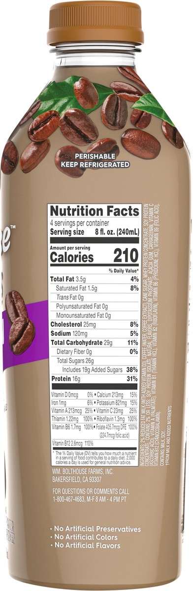 slide 2 of 5, Bolthouse Farms Coffee Plus Protein Drink, 32 fl oz