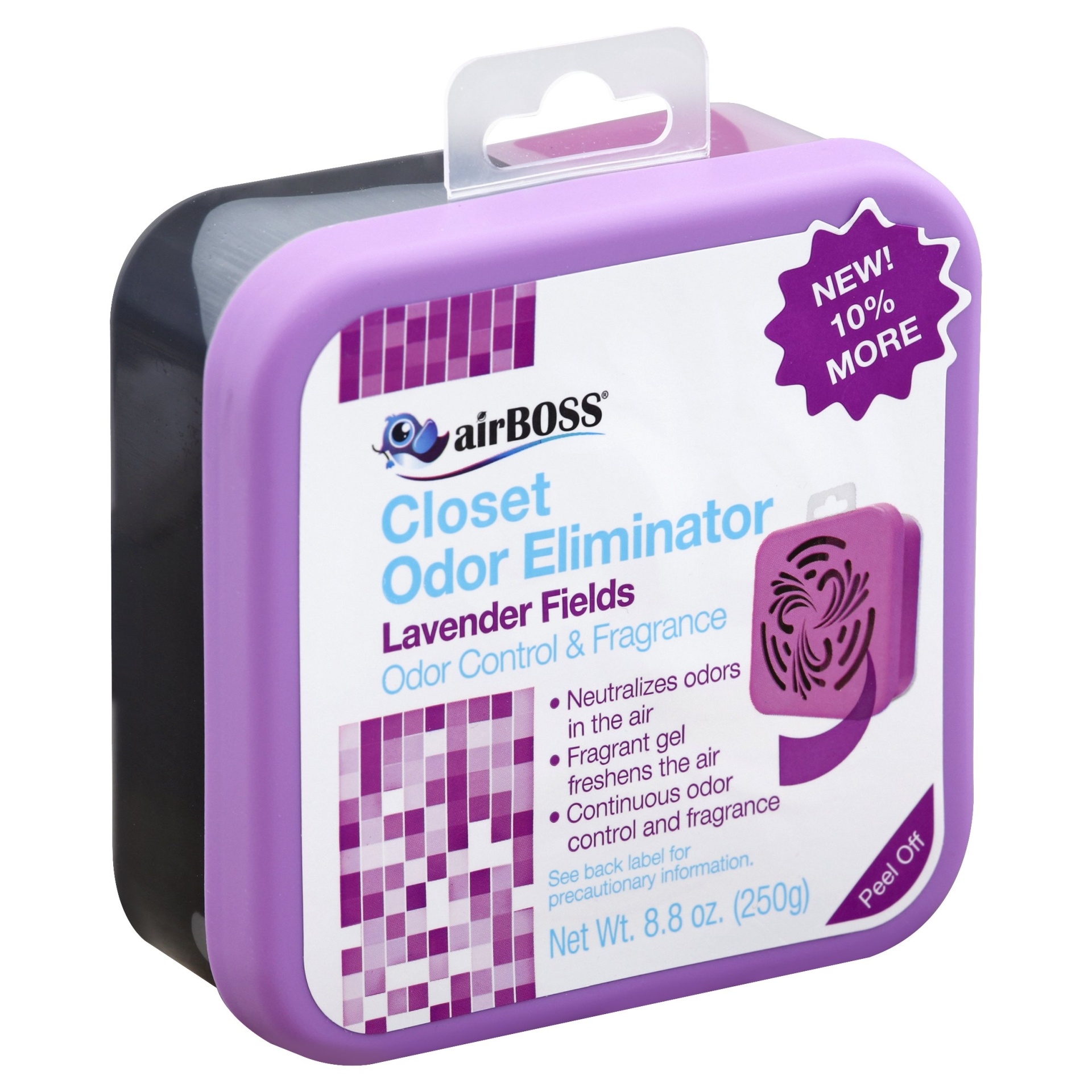 slide 1 of 1, airBoss Odor Eliminator Lavender, 8.8 oz