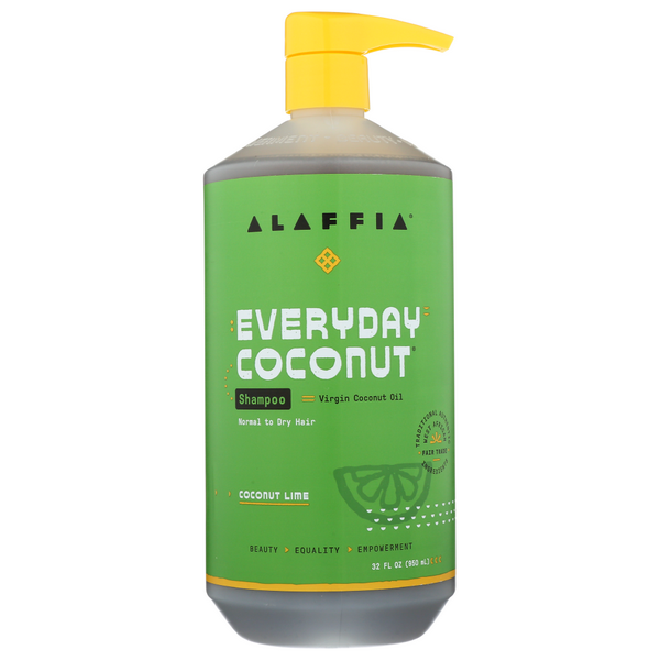 slide 1 of 1, Alaffia Everyday Shampoo - Coconut Lime, 32 fl oz
