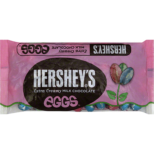 slide 2 of 2, Hershey's Easter Extra Creamy Milk Chocolate Eggs, 10 oz