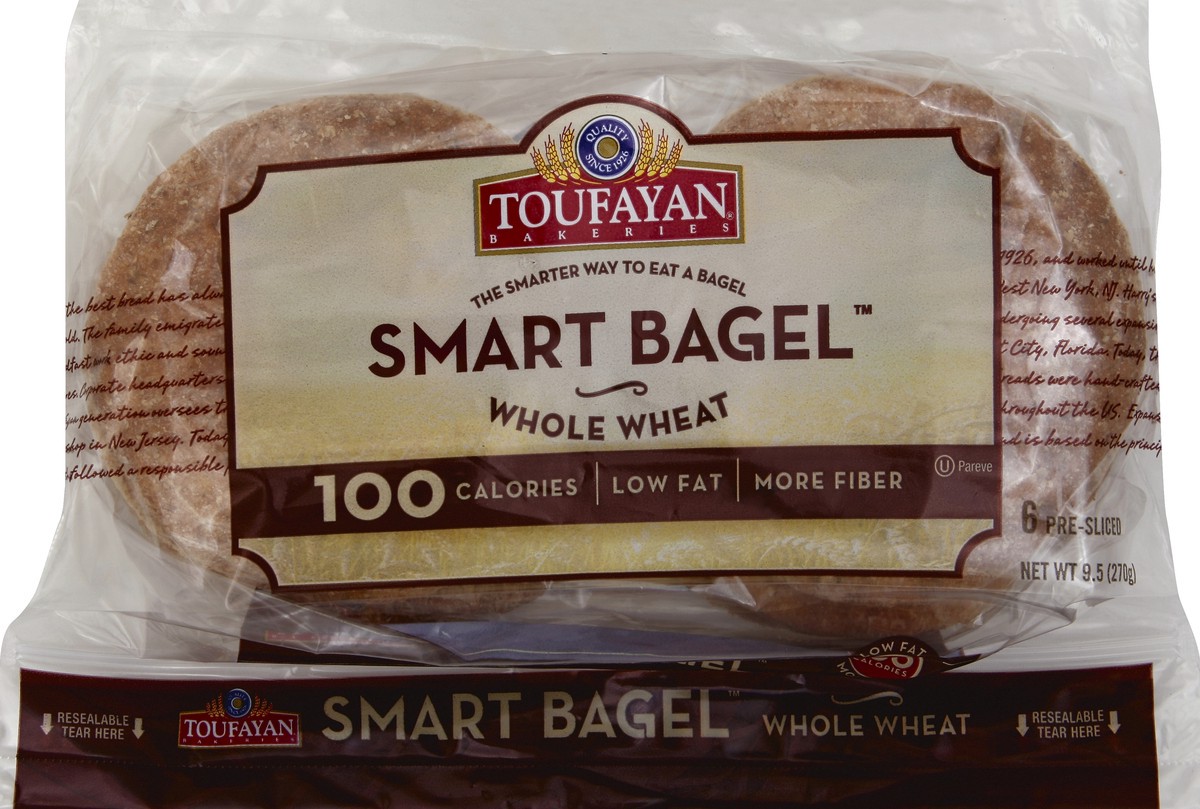 slide 5 of 5, Toufayan Smart Bagel 6 ea, 6 ct