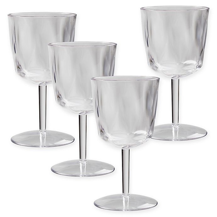 slide 1 of 1, CreativeWare Ice Blocks Wine Glasses, 4 ct