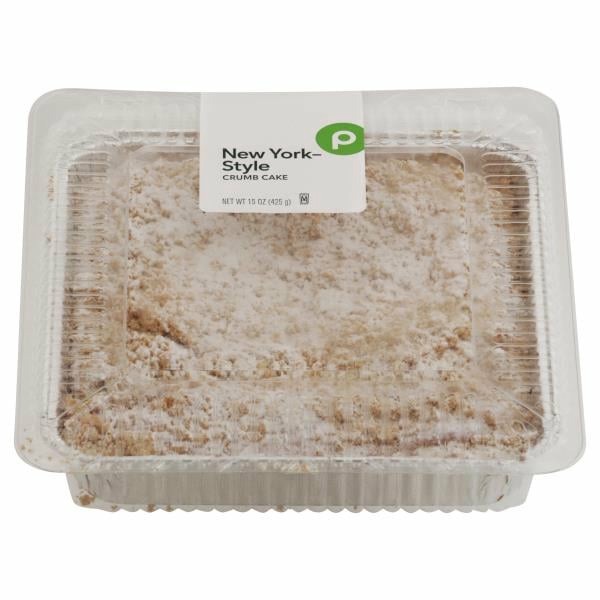 slide 1 of 1, Publix Bakery New York Style Crumb Cake, 15 oz
