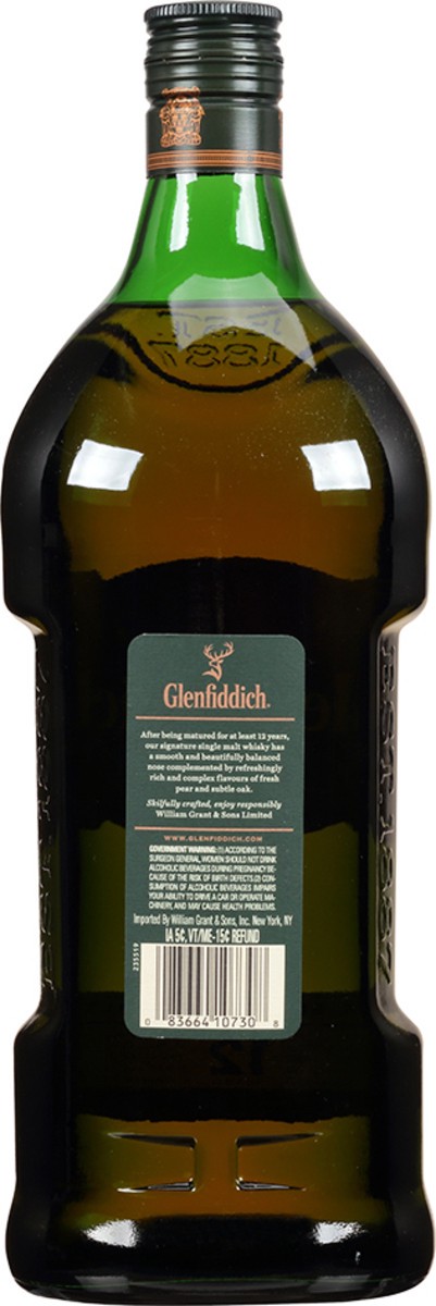 slide 4 of 9, Glenfiddich 12 Year Old Single Malt Scotch Whisky 1.75L, 1.75 liter