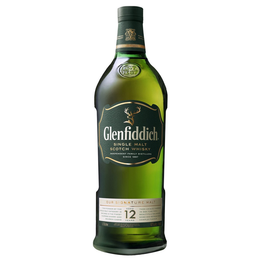 slide 1 of 9, Glenfiddich 12 Year Old Single Malt Scotch Whisky 1.75L, 1.75 liter