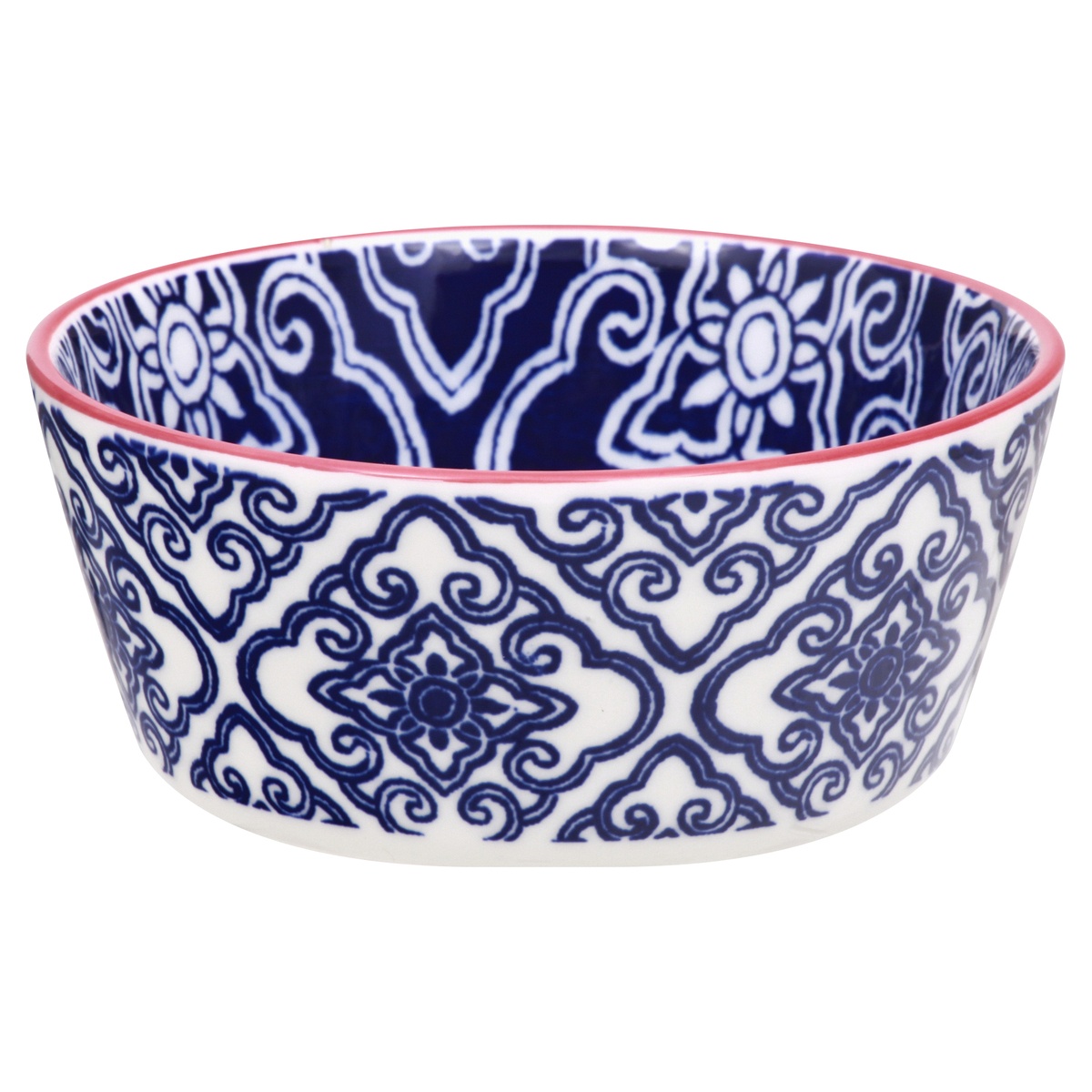 slide 1 of 1, Kitchen & Table Ramekin Blue Bandana, 1 ct