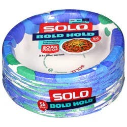 Solo Bold Hold Max Strength Paper Plates 56 ea