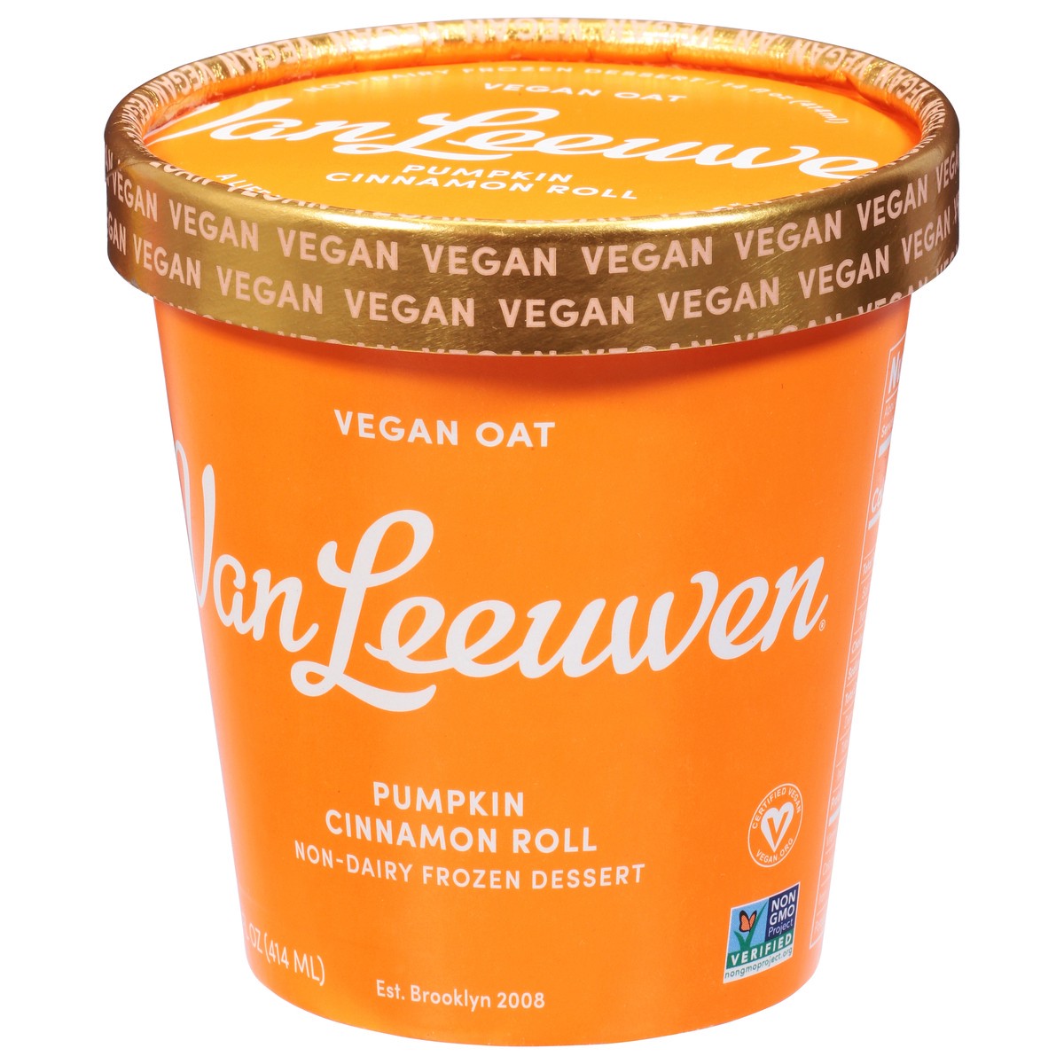 slide 5 of 9, Van Leeuwen Non-Dairy Pumpkin Cinnamon Roll Frozen Dessert 14 fl oz, 14 fl oz