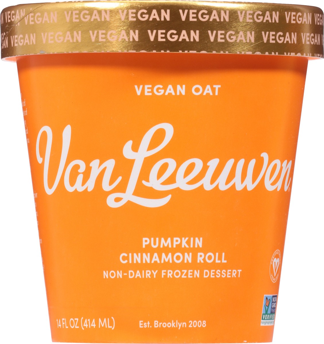 slide 4 of 9, Van Leeuwen Non-Dairy Pumpkin Cinnamon Roll Frozen Dessert 14 fl oz, 14 fl oz