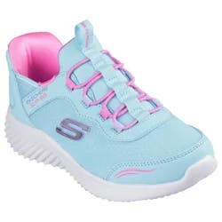 Skechers Girls' Bounder Athletic Shoes, Turquoise, Size 6