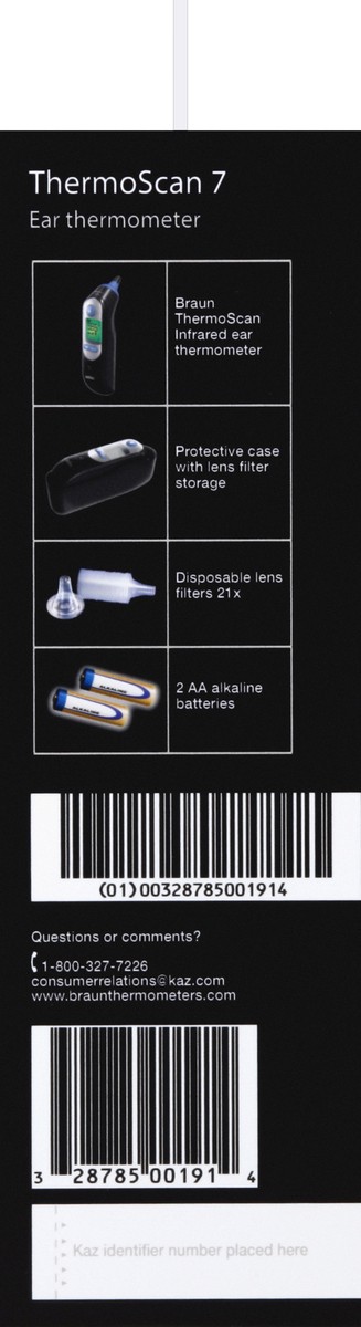 slide 2 of 8, Braun Ear Thermometer 1 ea, 1 ct