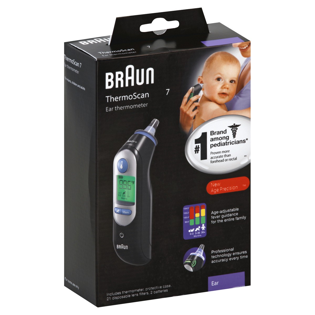 slide 3 of 8, Braun Ear Thermometer 1 ea, 1 ct