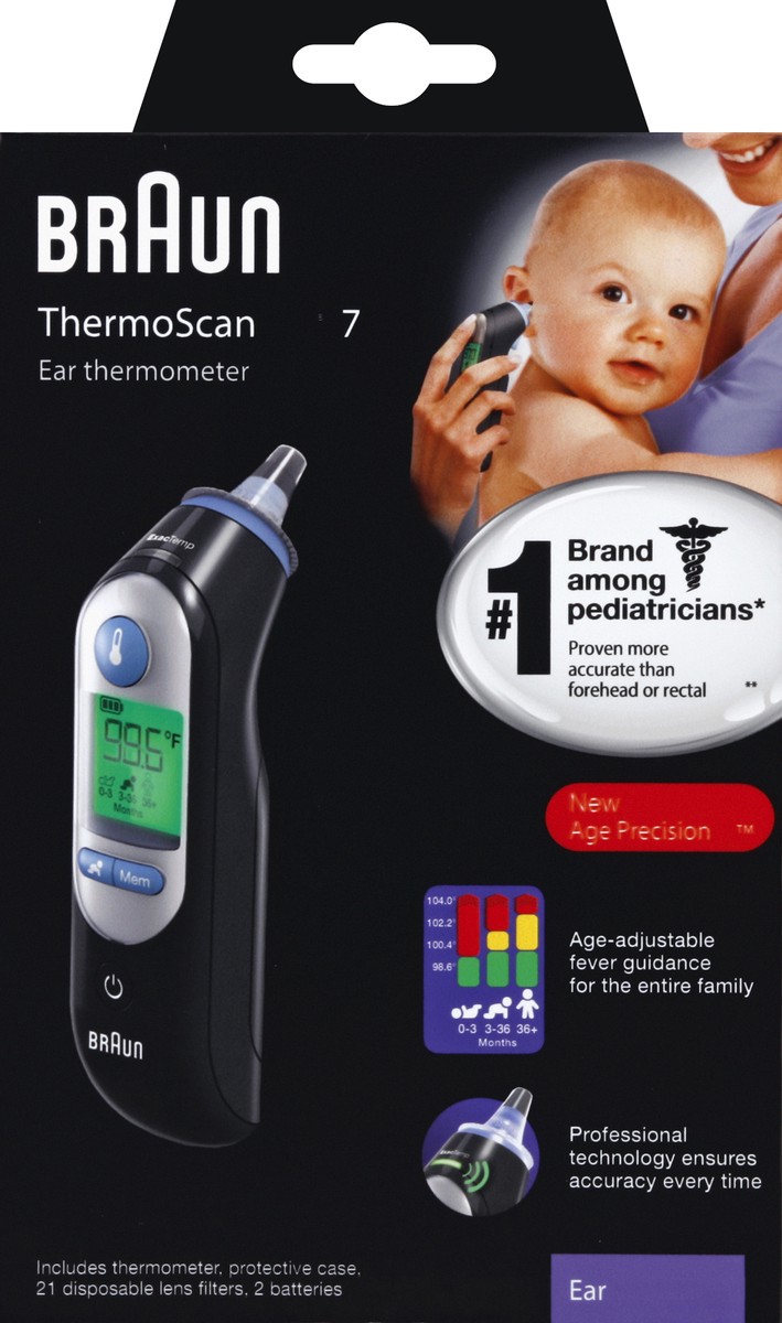 slide 1 of 8, Braun Ear Thermometer 1 ea, 1 ct