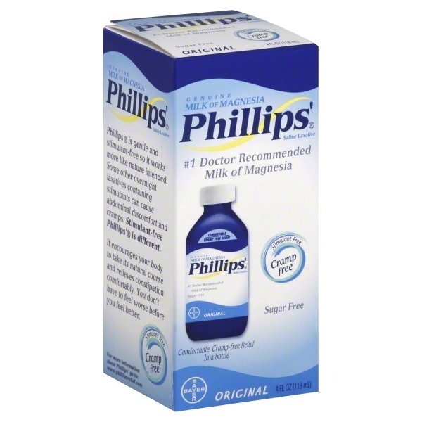 slide 1 of 1, Phillips Milk of Magnesia, Sugar Free, Original, 1 ct