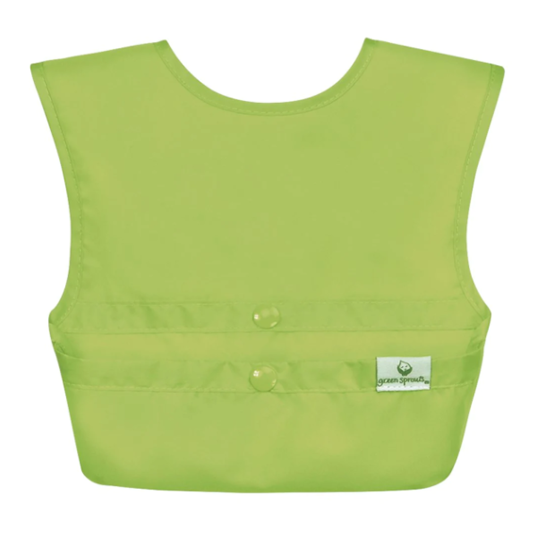slide 1 of 1, Green Sprouts Snap & Go Bib Assorted 9-18 Mo, 1 ct