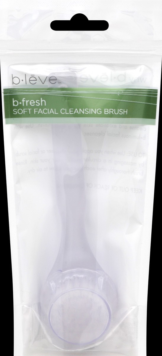 slide 5 of 6, Topco B*Leve Soft Facial Clean Brush, 1 ct