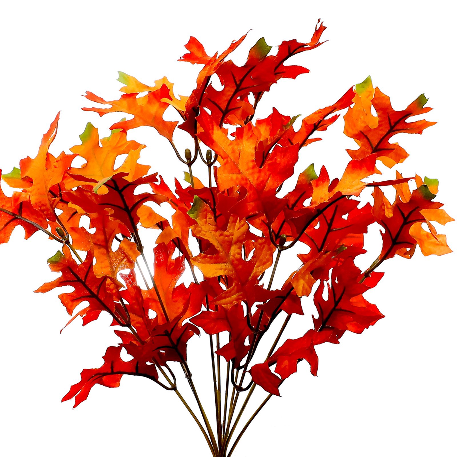 slide 2 of 3, 18.5" Orange Oak Leaf Bush By Ashland, 5 in x 8 in x 5 in