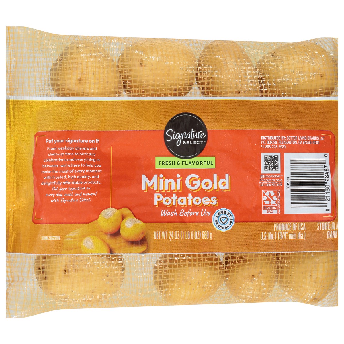 slide 2 of 12, Signature Select Mini Gold Potatoes 24 oz, 24 oz