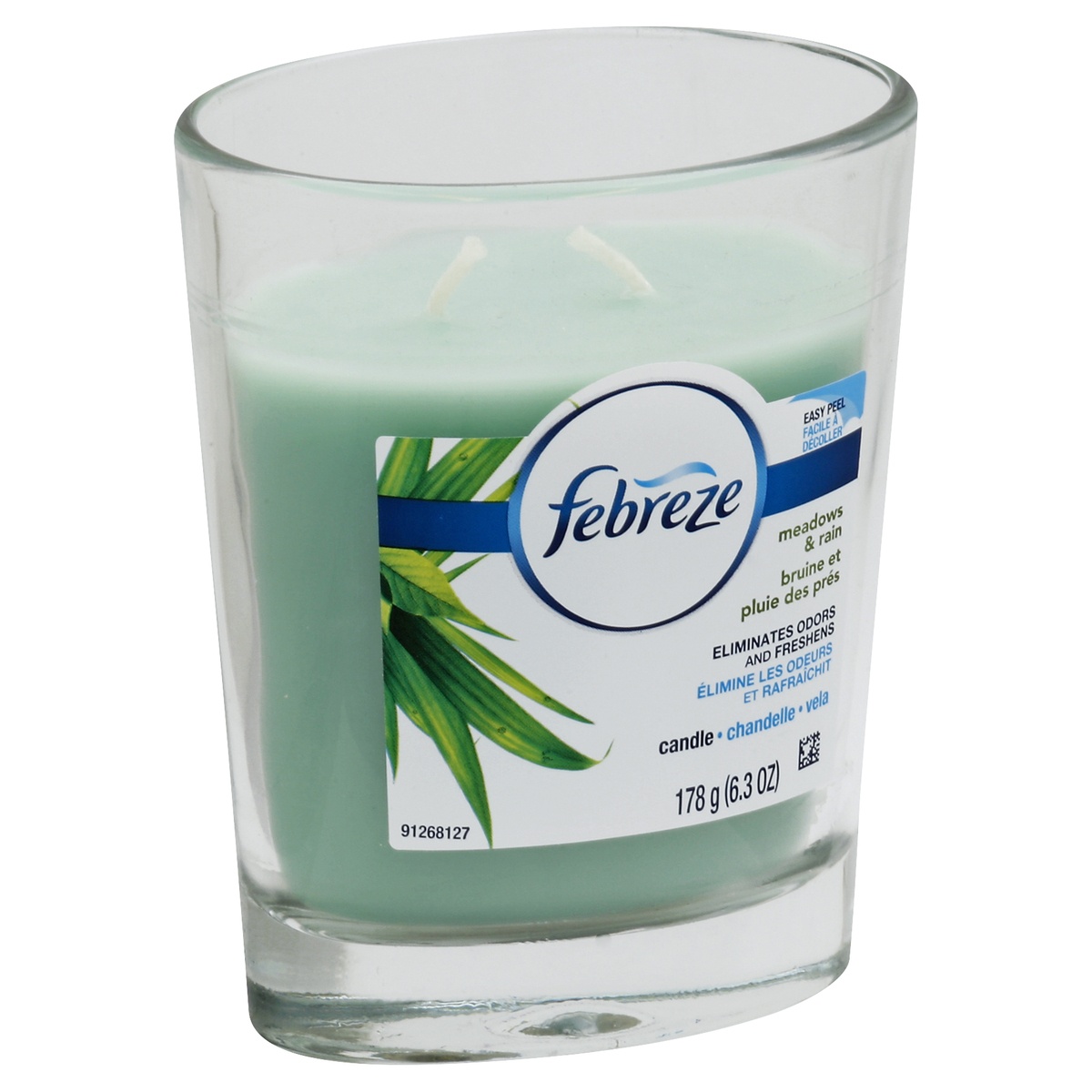 slide 1 of 2, Febreze Meadows And Rain Candle, 6.3 oz