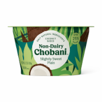 slide 1 of 1, Chobani Non-Dairy Slightly Sweet Plain Yogurt, 5.3 fl oz