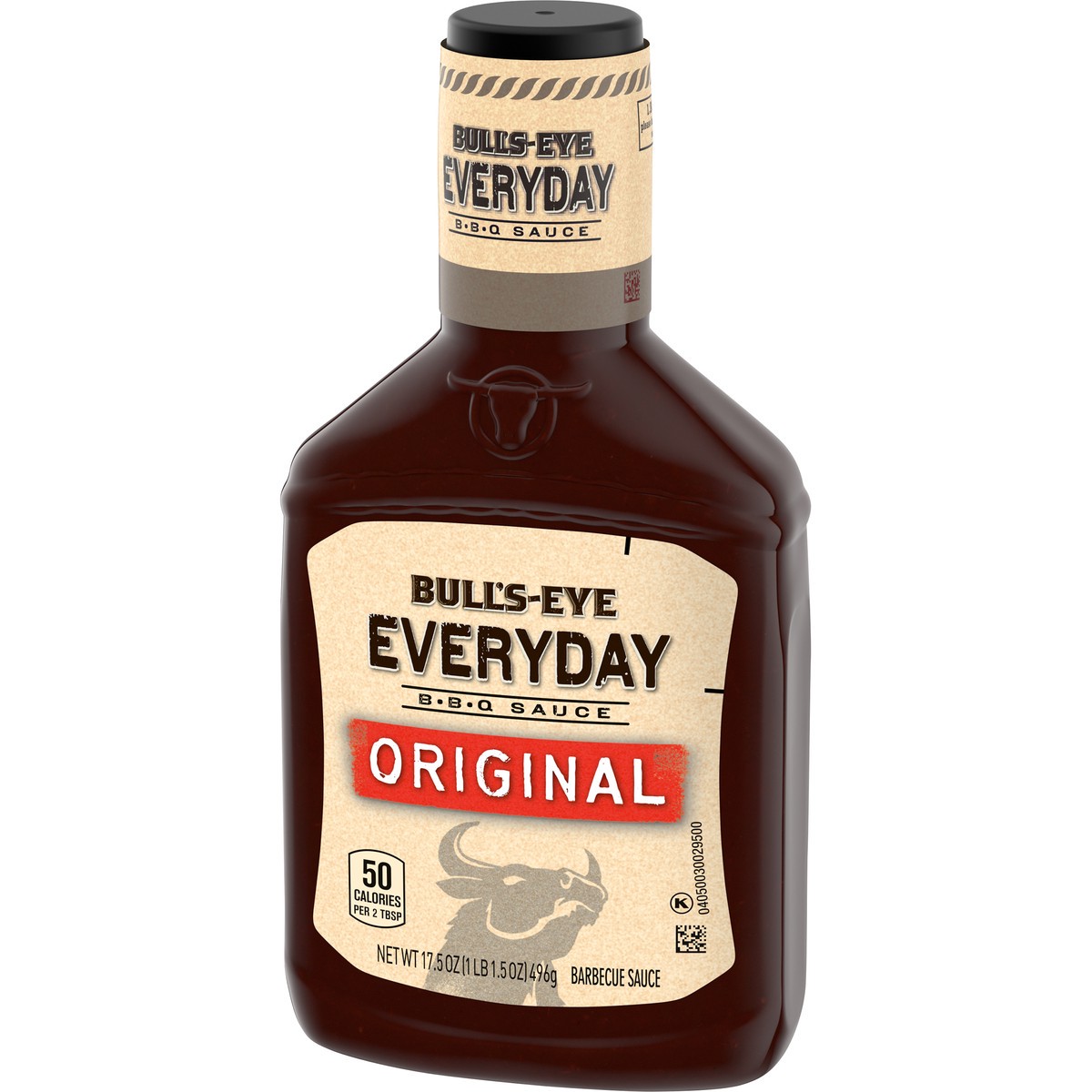 slide 8 of 9, Bull's-Eye Everyday Original BBQ Sauce, 17.5 oz Bottle, 17.5 oz