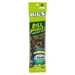 Bigs Vlasic Dill Pickle Sunflower Seeds, Keto Friendly Snack, Low Carb Lifestyle, 2.75 oz. Bag
