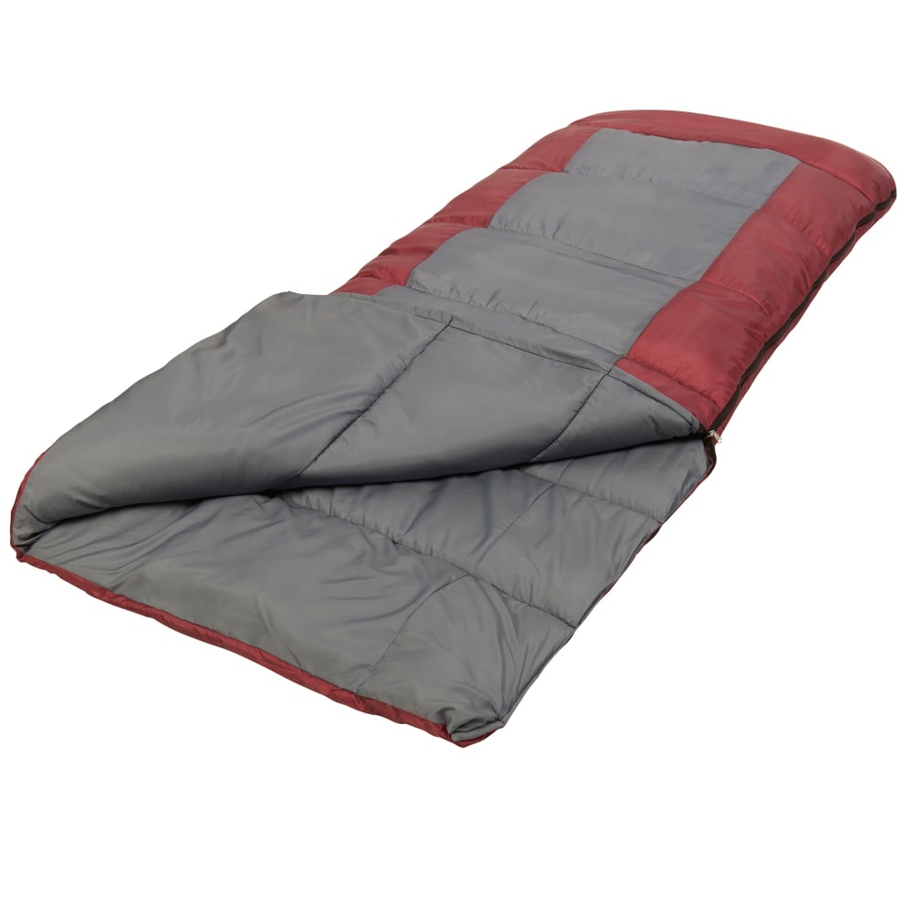 slide 1 of 1, Glacier's Edge 30-Degree Sleeping Bag - Tibetan Red, 1 ct