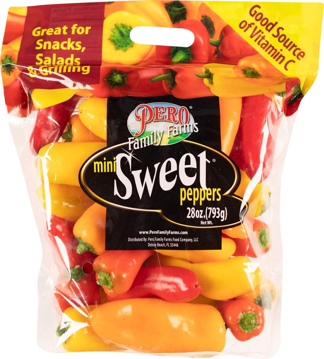 slide 9 of 10, Pero Family Farms Sweet Mini Peppers 28 oz, 28 oz