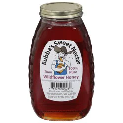 Bubba's Sweet Nectar 100% Pure Raw Wildflower Honey 32 oz