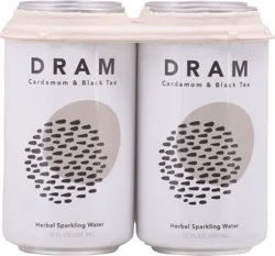 Dram Apothecary Apothecary Cardamom & Black Tea Herbal Sparkling Water - 4-12 fl oz Cans