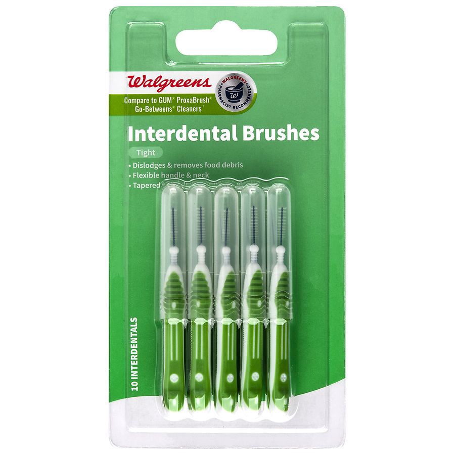 slide 1 of 4, Walgreens Interdental Brush Tight, 10 ct