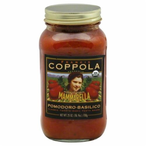 slide 1 of 1, Francis Coppola Pomodoro-Basilico Sauce, 25 oz