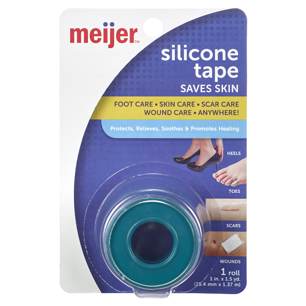 slide 1 of 1, Meijer Silicone Tape, 1 ct