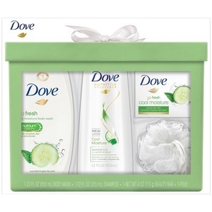 slide 1 of 2, Dove Go Fresh Cool Moisture Gift Pack, 3 Ct, 1 ct