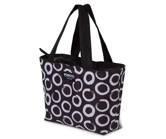 slide 1 of 1, Igloo Fashion Circles 6-Can Mini Cooler Tote Bag, 1 ct