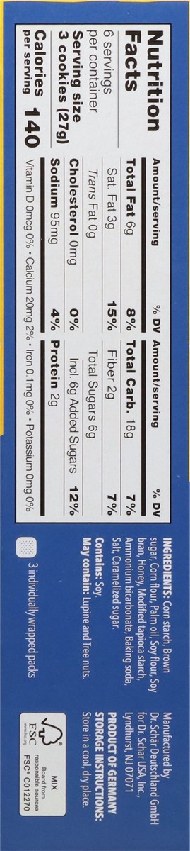 slide 13 of 17, Schär Gluten-Free Honeygrams Cookies- 3 ct, 3 ct