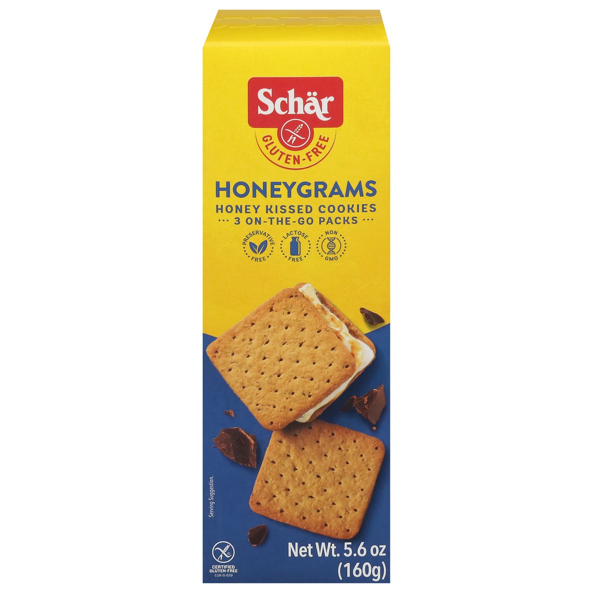slide 1 of 17, Schär Gluten-Free Honeygrams Cookies- 3 ct, 3 ct