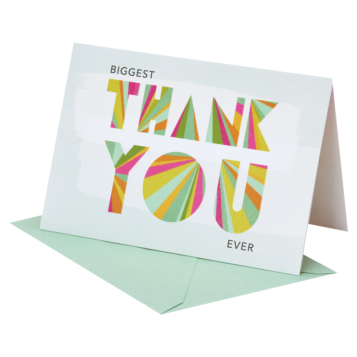 slide 1 of 1, American Greetings Thank You Card (Biggest Thank You), 1 ct
