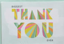 American Greetings Biggest Thank You Ever Thank You Card - 1 Each