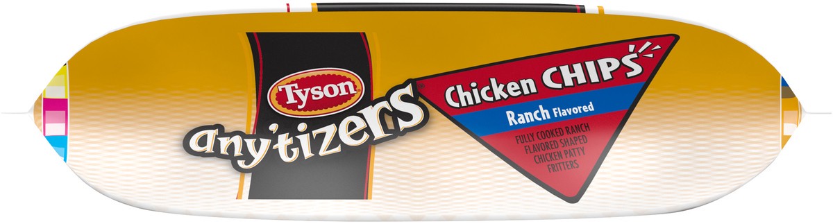 slide 8 of 9, Tyson Any'tizers All Natural* Ranch Flavored Chicken Chips (Frozen), 708.74 g