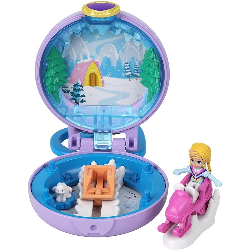 slide 1 of 1, Mattel Polly Pocket Tiny Compact Playset, 1 ct