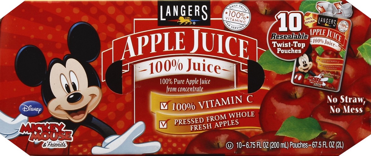 slide 4 of 4, Langers 100% Juice 10 ea, 10 ct