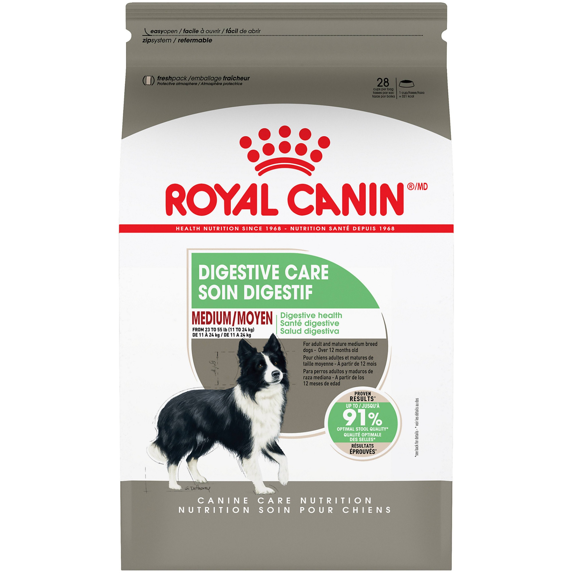 slide 1 of 1, Royal Canin Size Health Nutrition Medium Sensitive Digestion Dry Dog Food, 5.5 lb