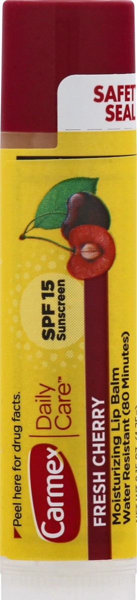slide 7 of 9, Carmex Daily Care SPF 15 Moisturizing Fresh Cherry Lip Balm 0.15 oz, 0.15 oz