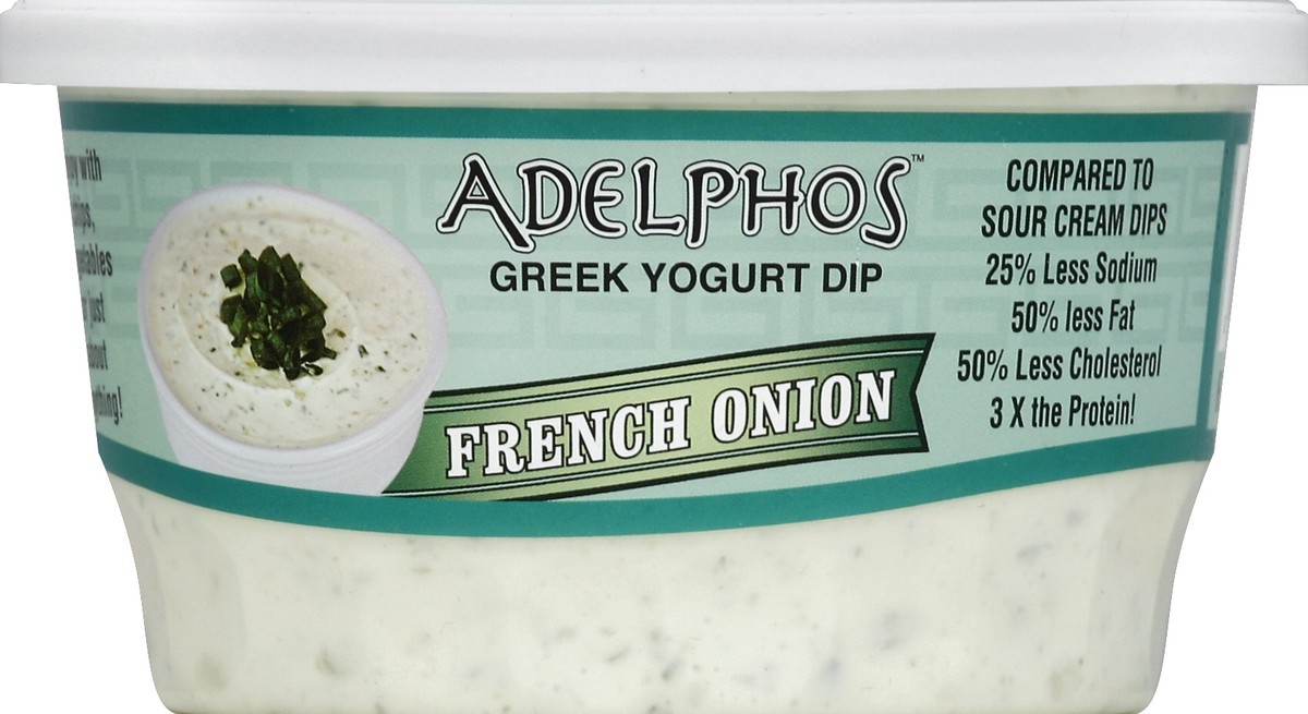 slide 2 of 3, Odyssey Greek Yogurt French Onion Dip 12 oz, 12 oz