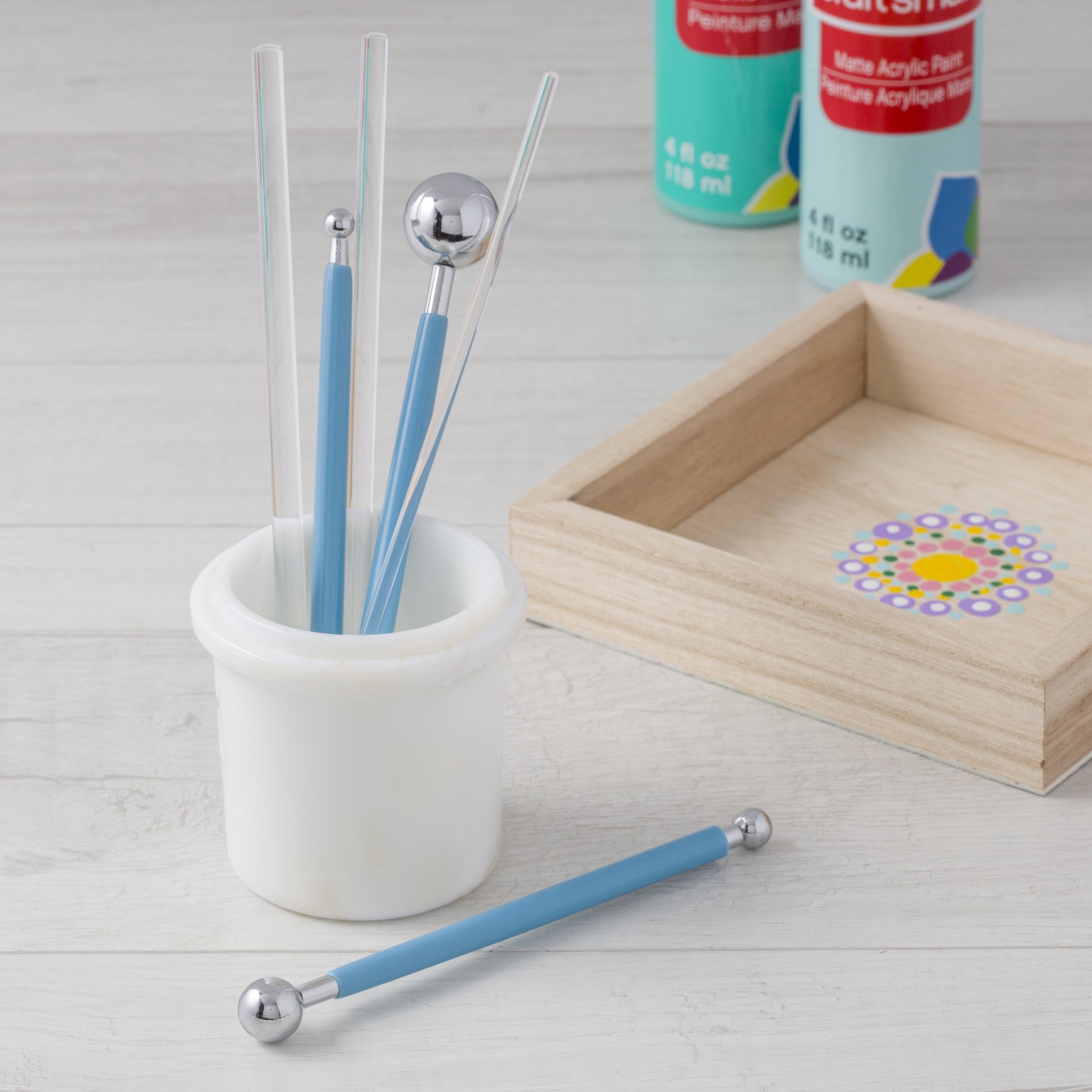 slide 3 of 4, Mandala Dotting Tools By Craft Smart, 6ct., 6 ct