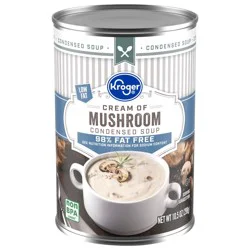 Kroger Condensed Soup Cream of Mushroom 98% Fat Free