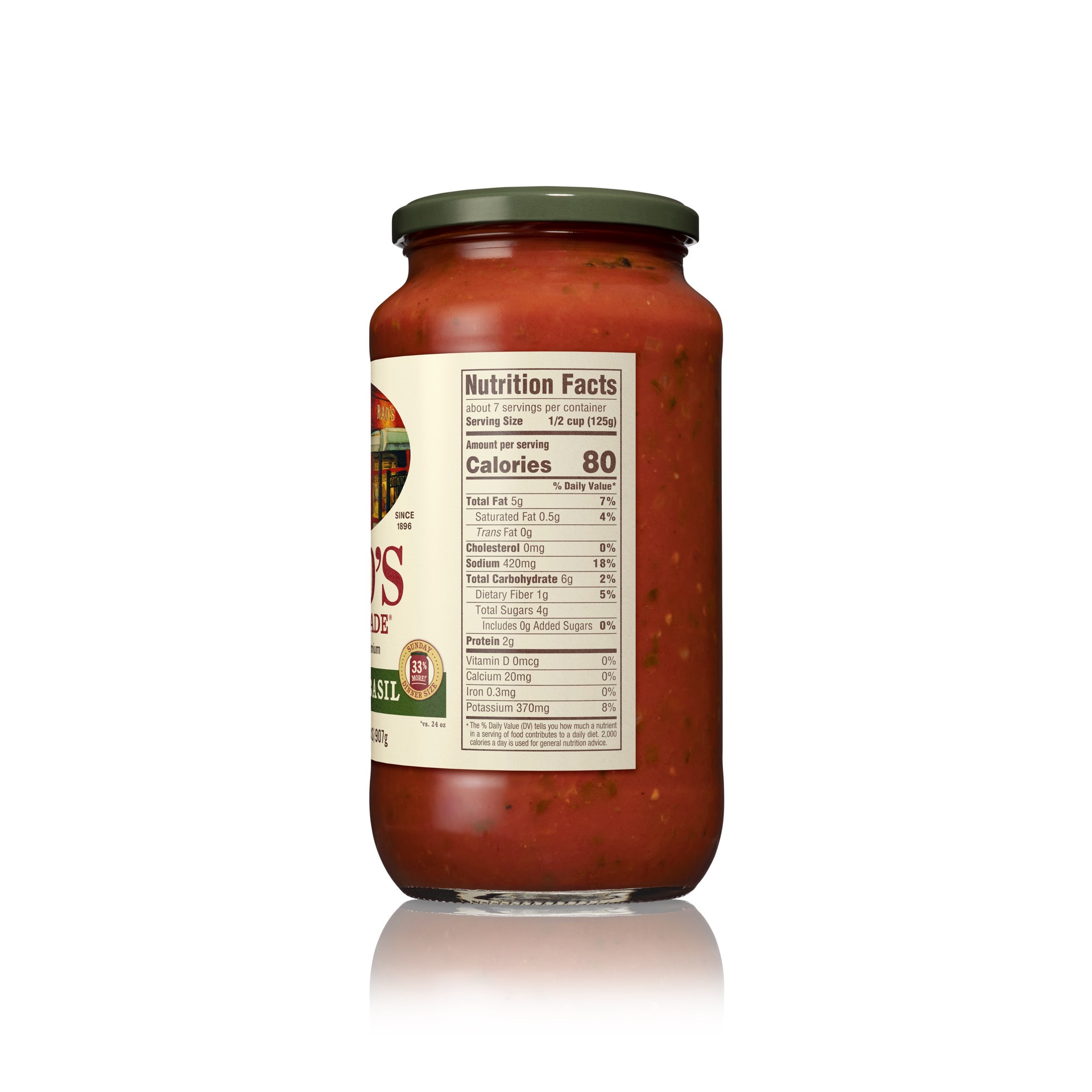 slide 2 of 2, Rao's Homemade Tomato Sauce | Tomato Basil | 32 oz | Versatile Pasta Sauce | Carb Conscious, Keto Friendly | All Natural | Premium Quality | Made with Slow-Simmered Italian Tomatoes & Basil, 12 oz