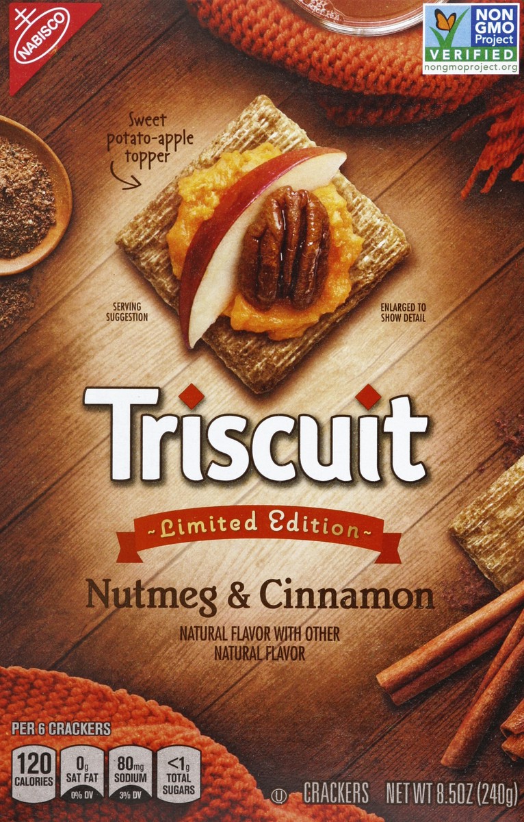 slide 4 of 4, Triscuit Nutmeg Cinnamon, 8.5 oz