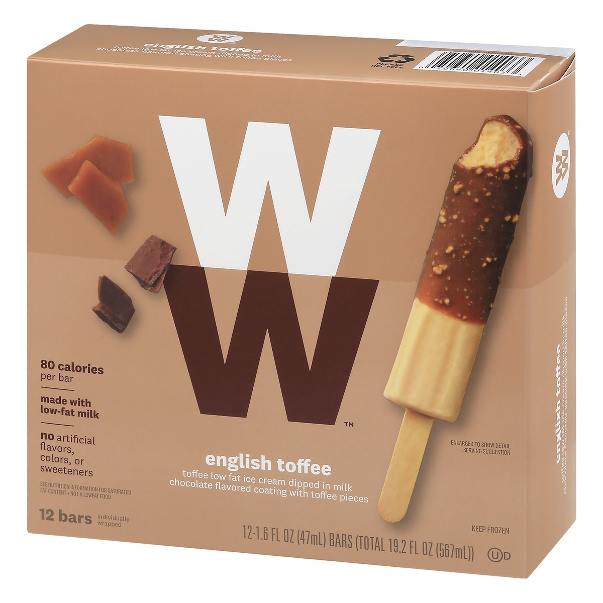 slide 11 of 13, WW Weight Watchers Ice Creams Bars, 19.2 fl oz